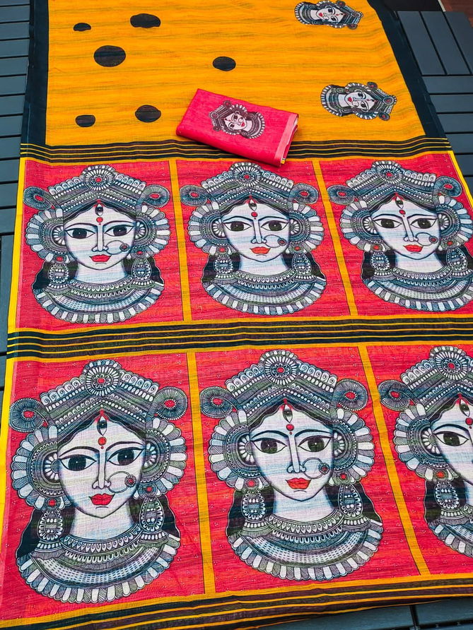 MG 316 Navaratri Special Printed Sarees Catalog